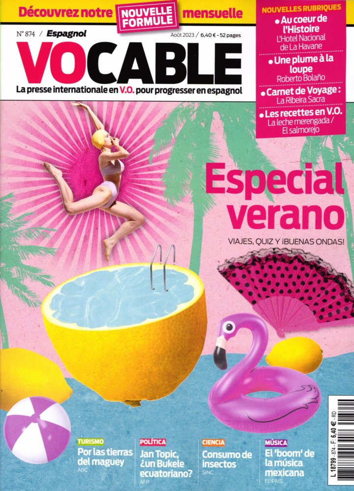 Numéro 874 magazine Vocable Espagnol