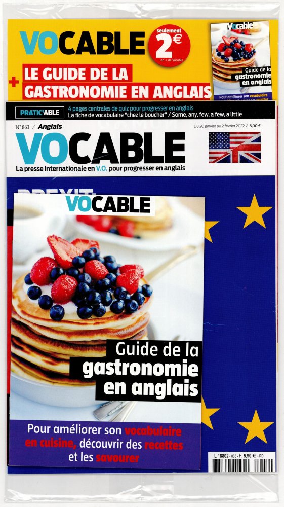Numéro 863 magazine Vocable Anglais