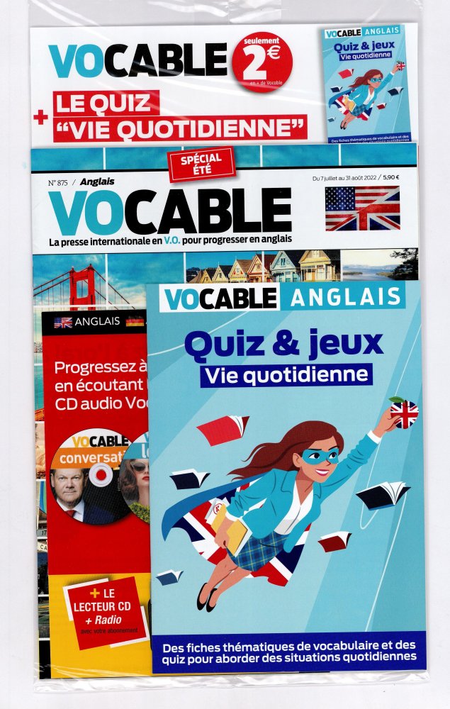 Numéro 875 magazine Vocable Anglais