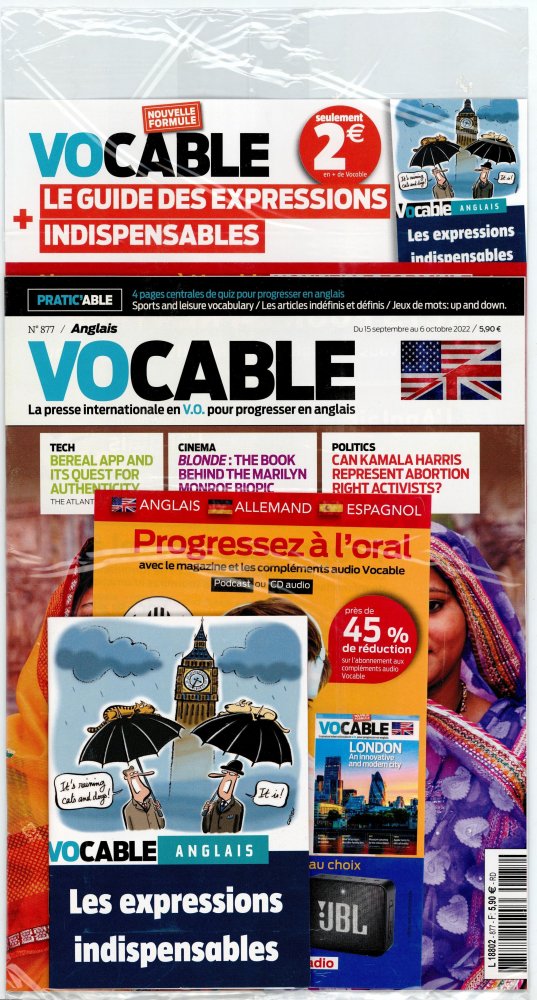 Numéro 877 magazine Vocable Anglais