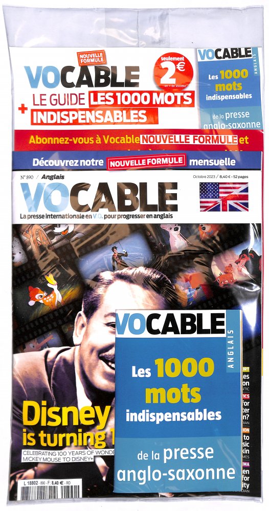 Numéro 890 magazine Vocable Anglais