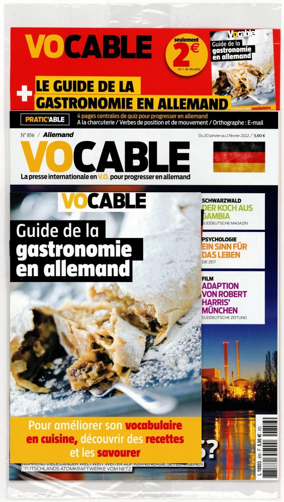 Numéro 856 magazine Vocable Allemand