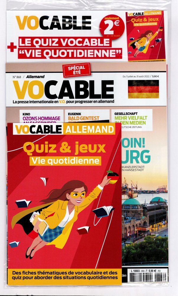 Numéro 868 magazine Vocable Allemand