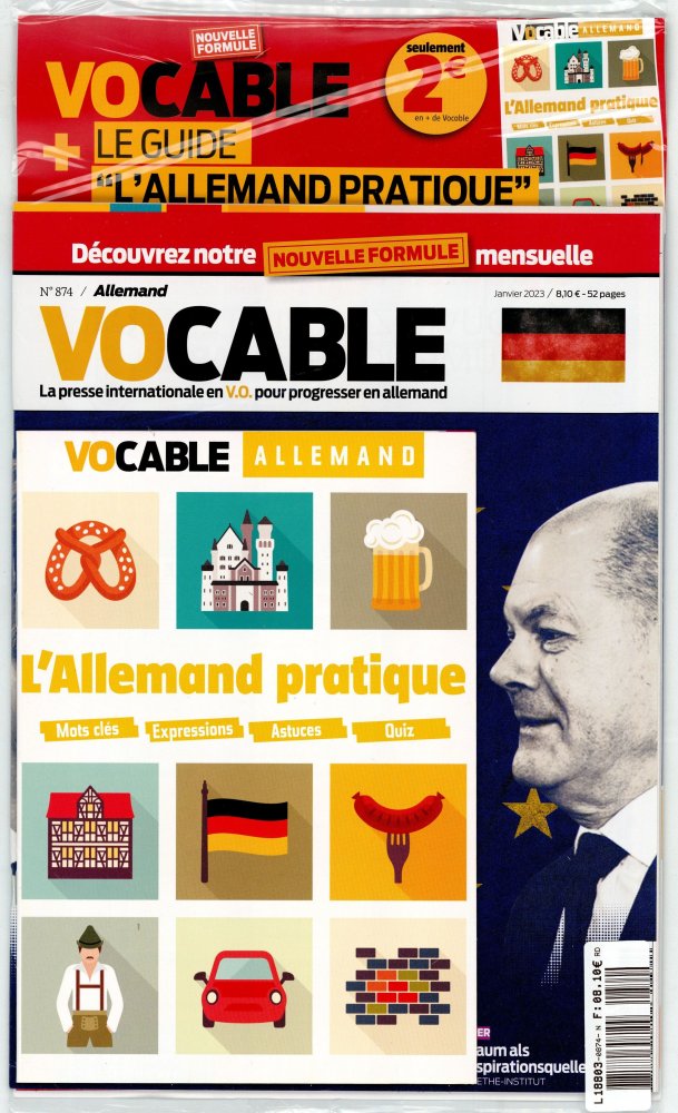 Numéro 874 magazine Vocable Allemand