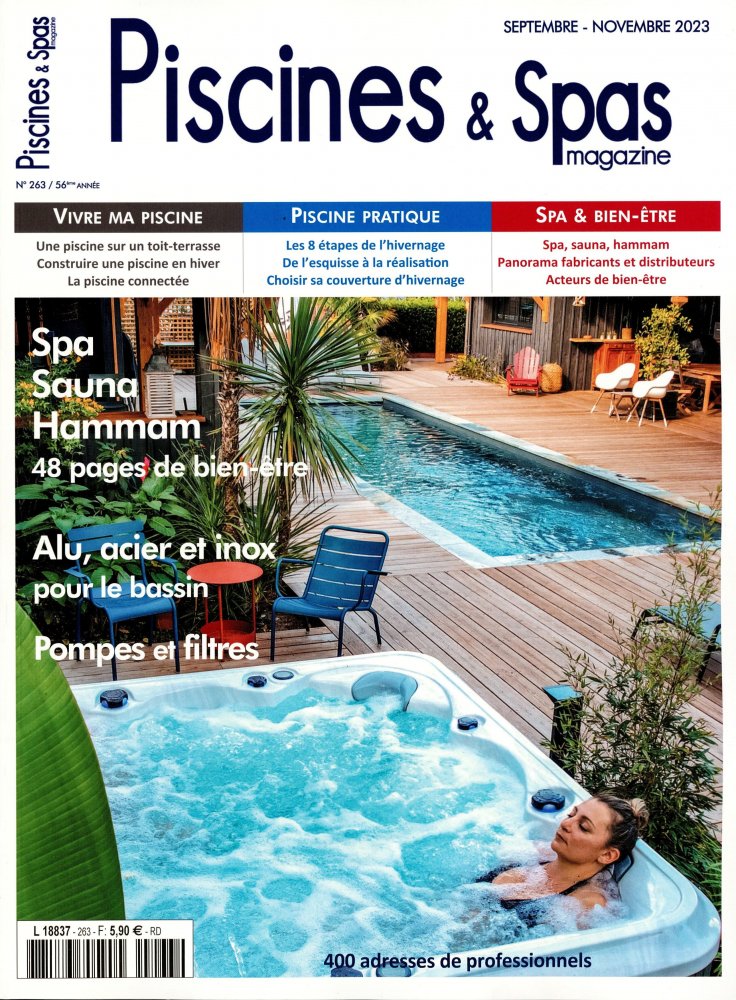 Numéro 263 magazine Piscines & Spas magazine
