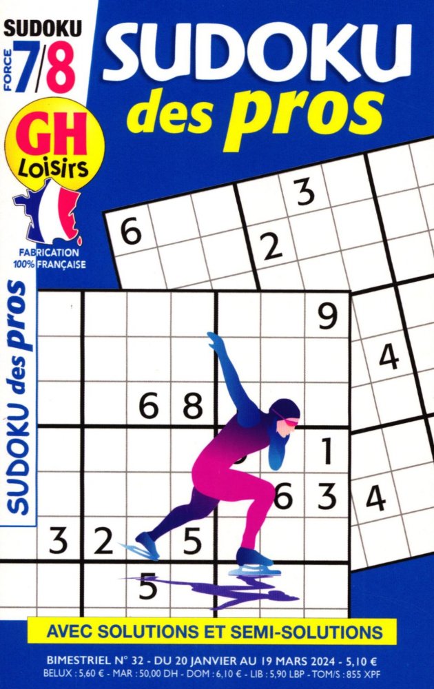 Numéro 32 magazine GH Sudoku des Pros Niv 7/8