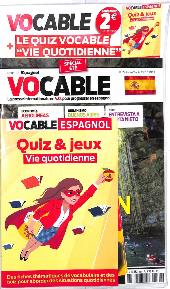 Numéro 861 magazine Vocable Espagnol