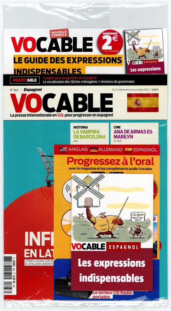Numéro 863 magazine Vocable Espagnol