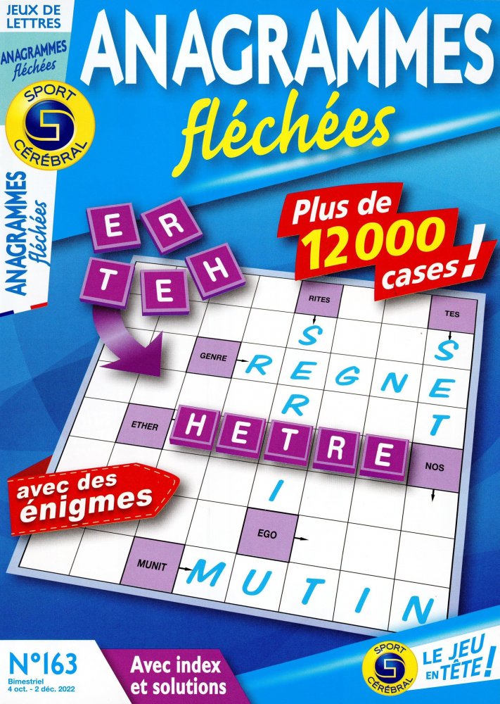 Numéro 163 magazine SC Anagrammes Fléchées