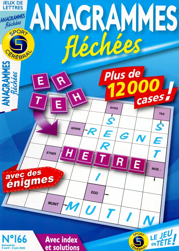 Numéro 166 magazine SC Anagrammes Fléchées