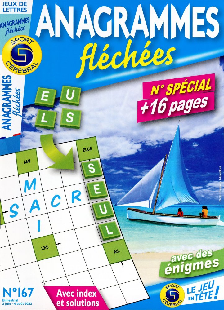 Numéro 167 magazine SC Anagrammes Fléchées