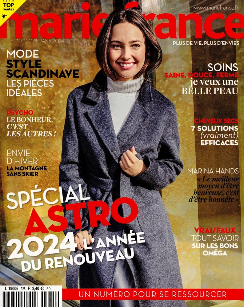 Numéro 325 magazine Marie France Poche