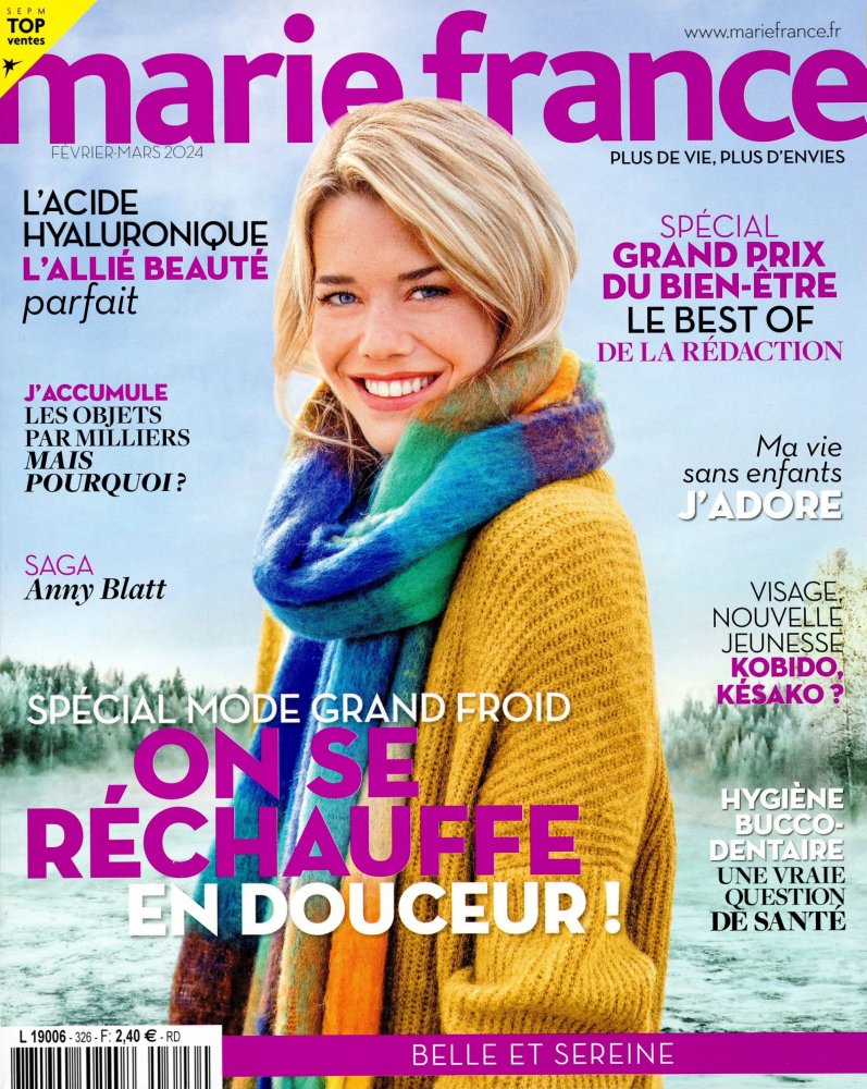 Numéro 326 magazine Marie France Poche