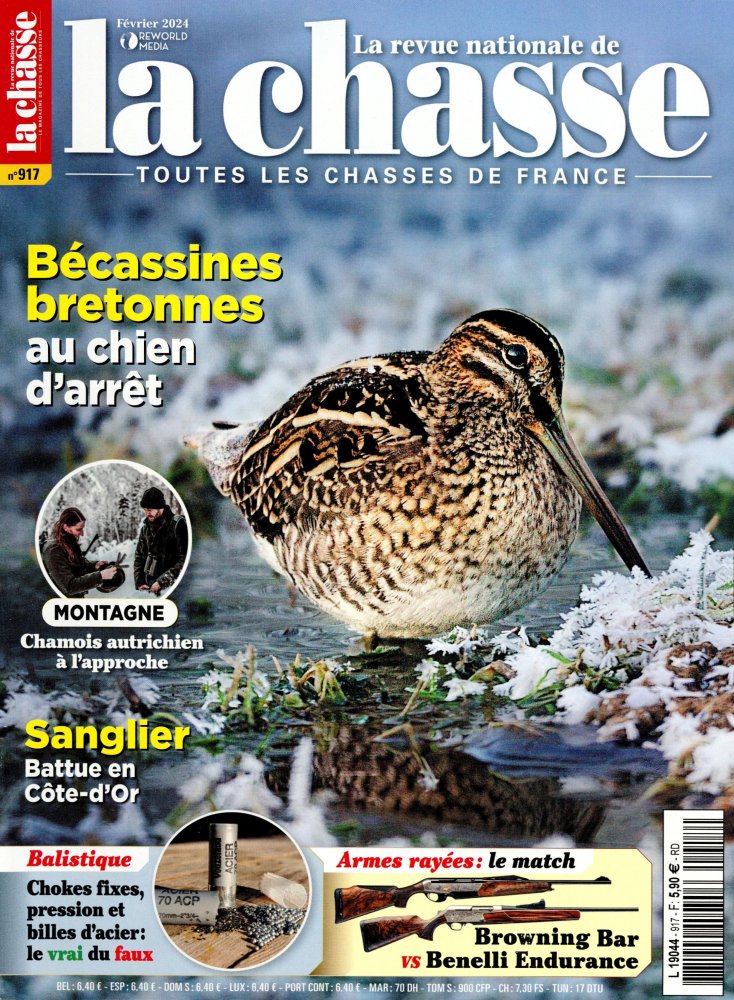 Numéro 917 magazine La Revue Nationale de la Chasse