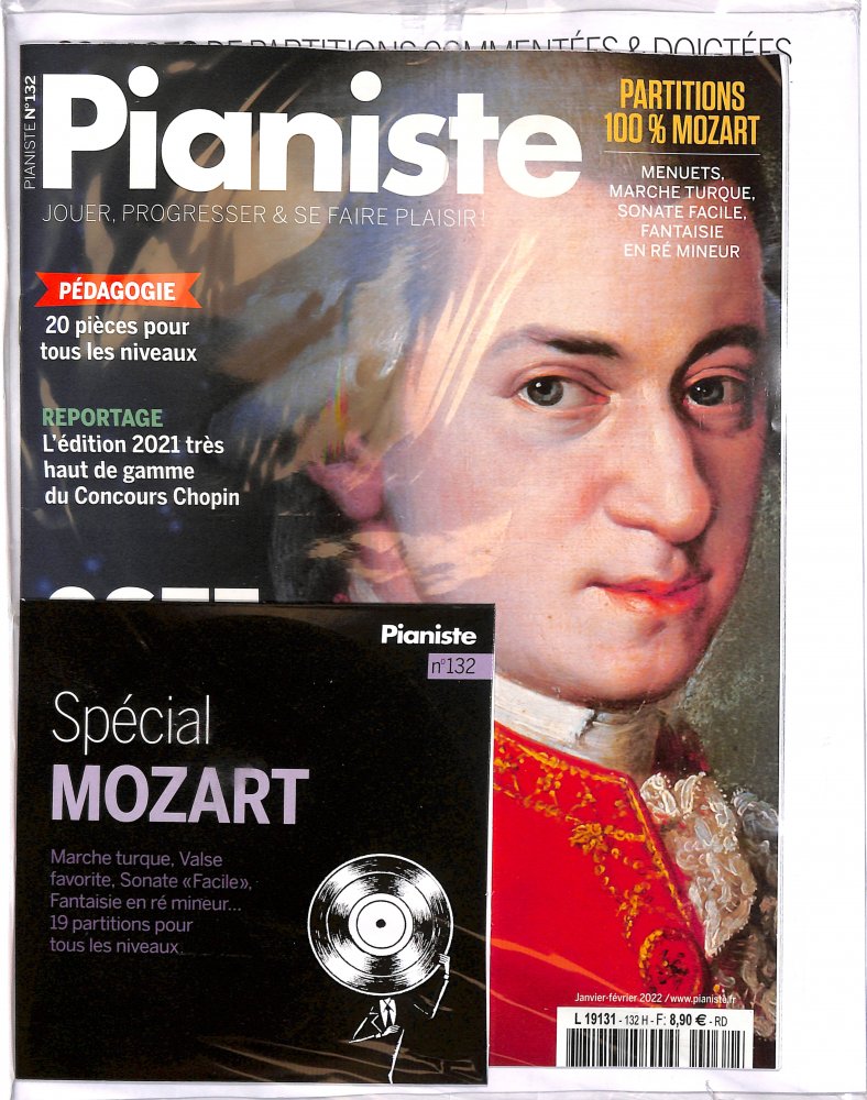 Numéro 132 magazine Pianiste