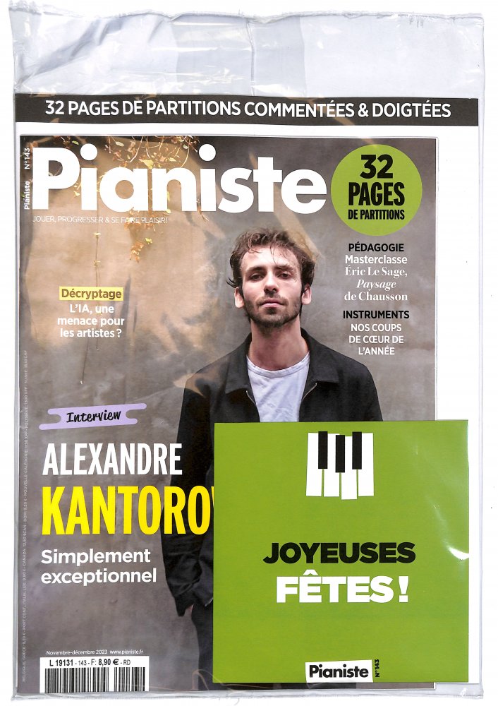 Numéro 143 magazine Pianiste