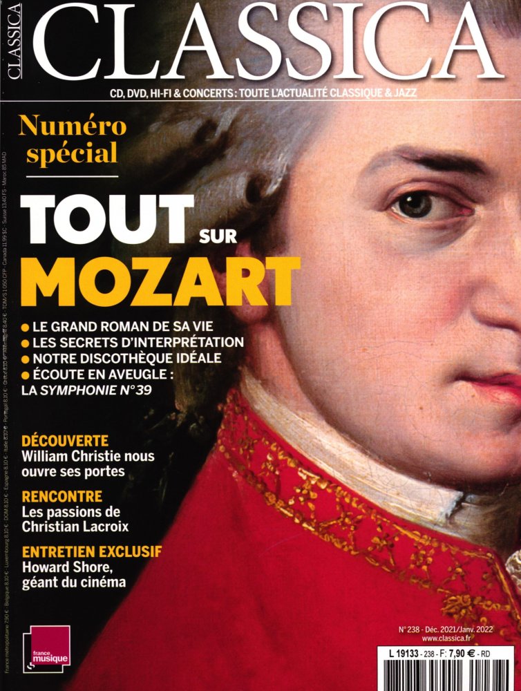 Numéro 238 magazine Classica