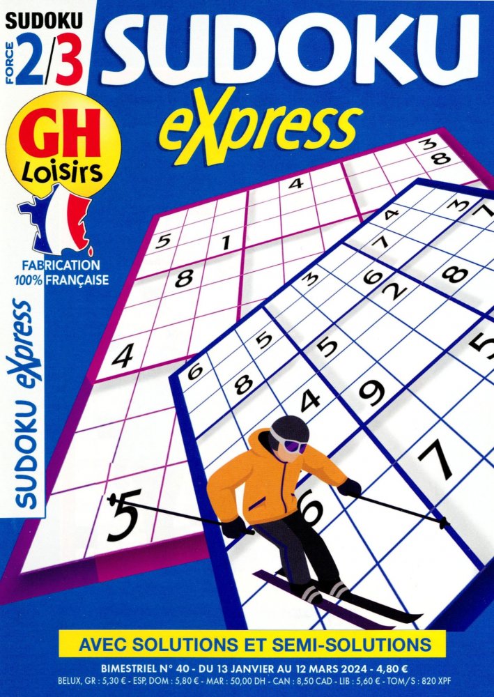 Numéro 40 magazine GH Sudoku Express 2/3