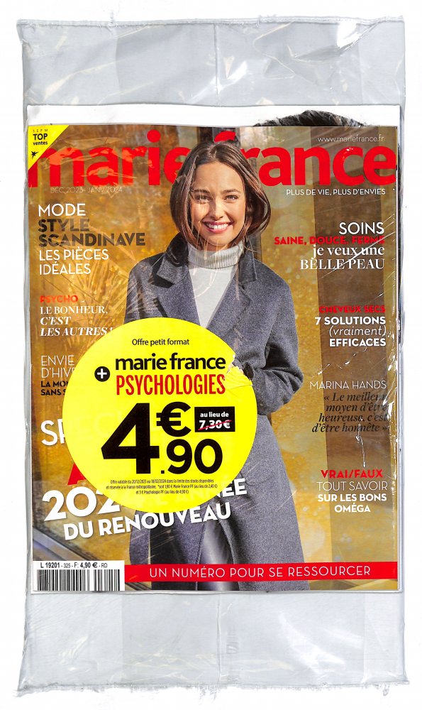 Numéro 325 magazine Marie France + Psychologies