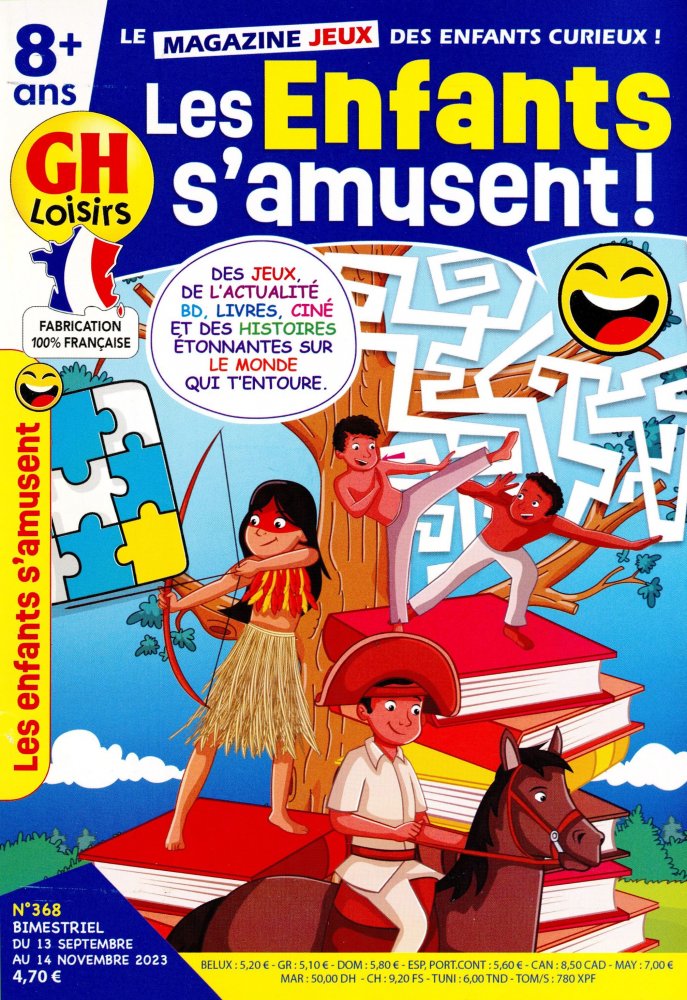 Numéro 368 magazine GH Loisirs Les Enfants S'amusent ! 8ans et +