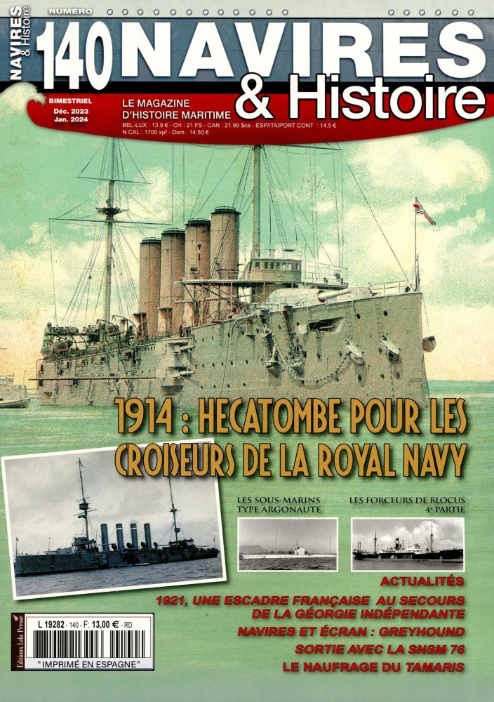 Numéro 140 magazine Navires & Histoire