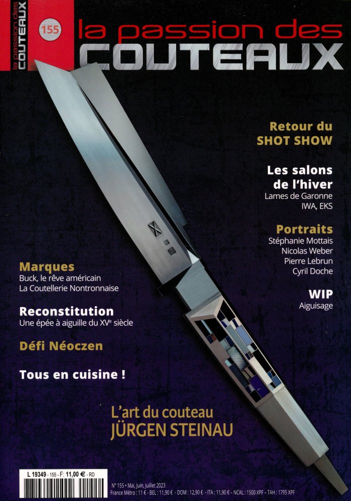 Numéro 155 magazine La Passion des Couteaux