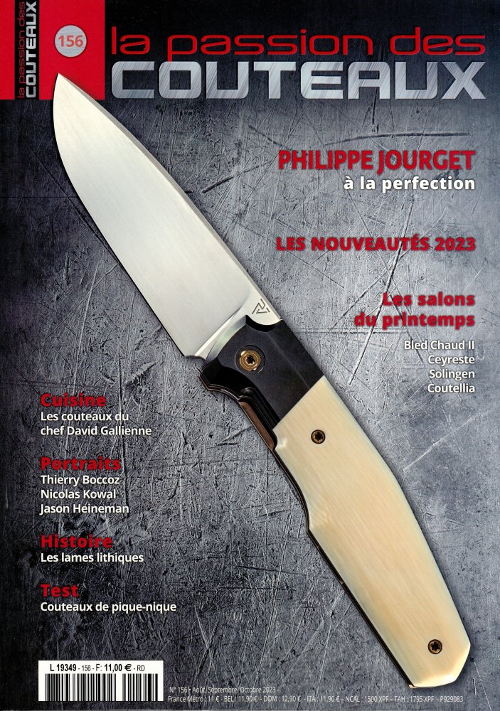 Numéro 156 magazine La Passion des Couteaux