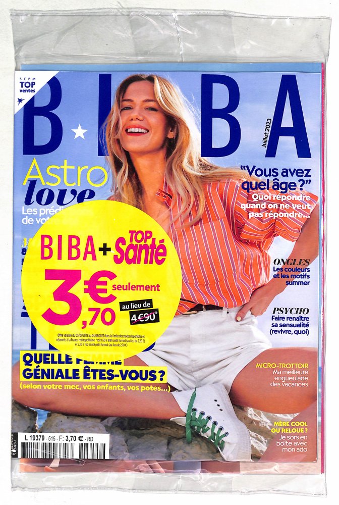 Numéro 515 magazine Biba + Top Santé