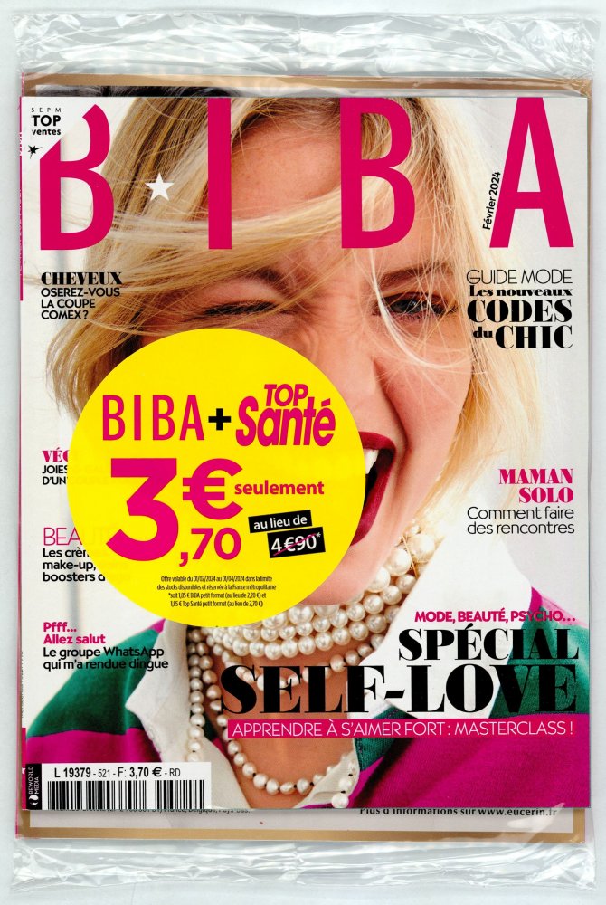 Numéro 521 magazine Biba + Top Santé