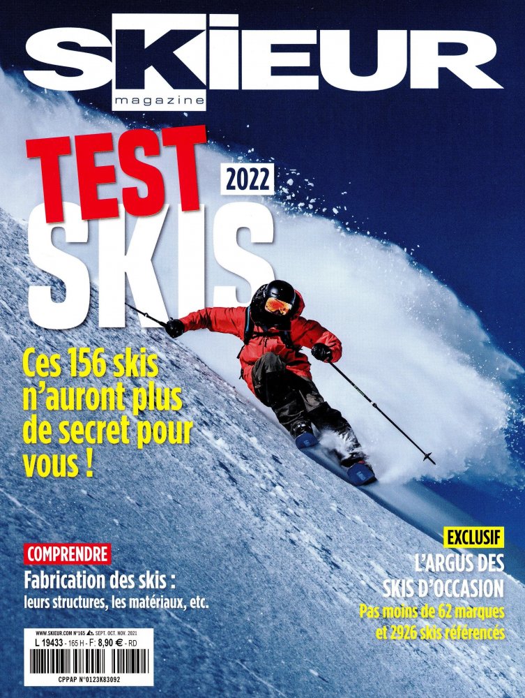 Numéro 165 magazine Skieur magazine