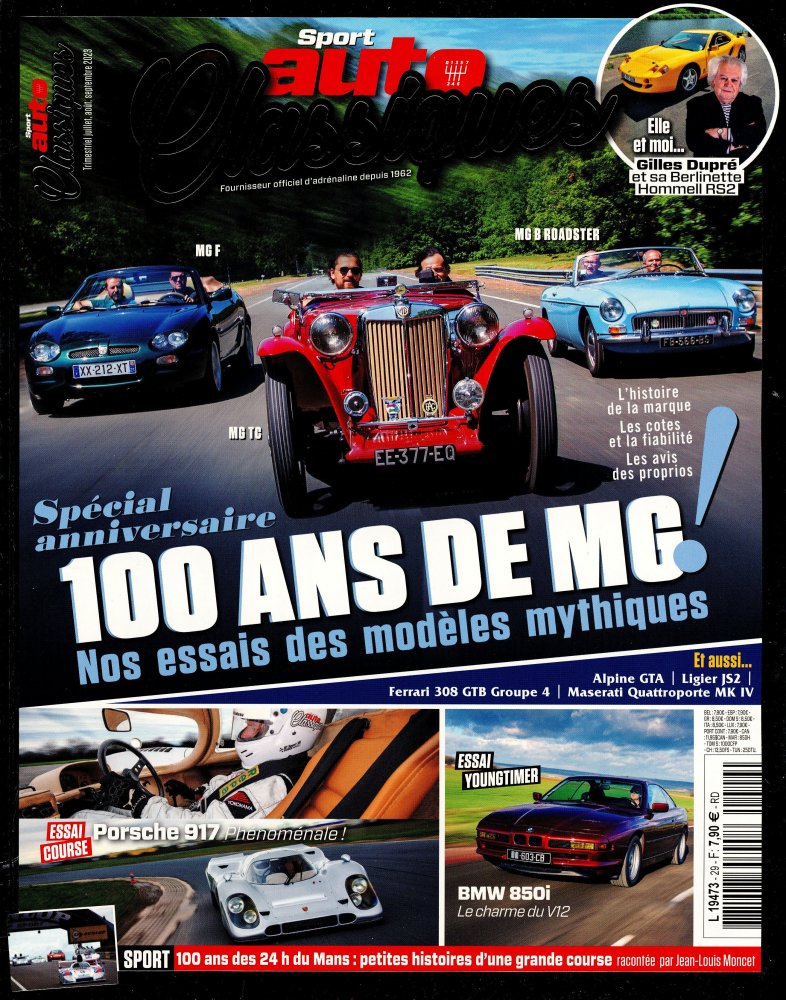 Numéro 29 magazine Sport Auto Classiques