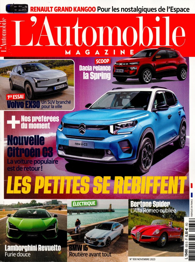 Numéro 930 magazine L'Automobile Magazine