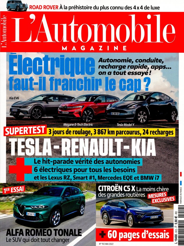 Numéro 912 magazine L'Automobile Magazine