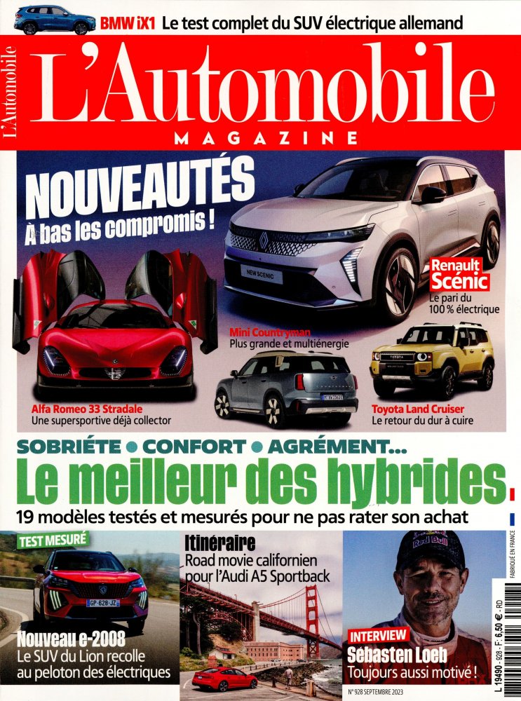 Numéro 928 magazine L'Automobile Magazine