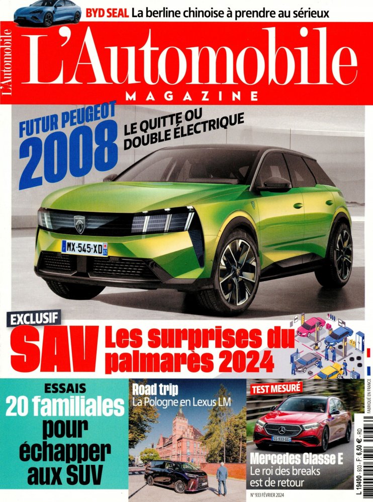 Numéro 933 magazine L'Automobile Magazine