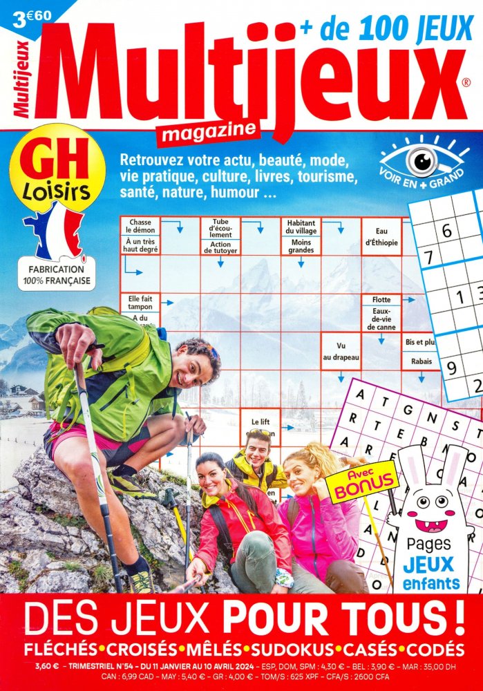 Numéro 54 magazine GH Multijeux Magazine