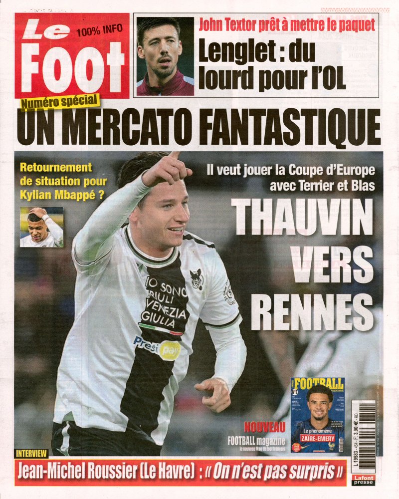 Numéro 454 magazine Le Foot