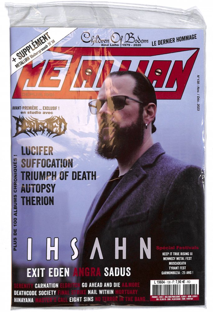Numéro 138 magazine Metallian