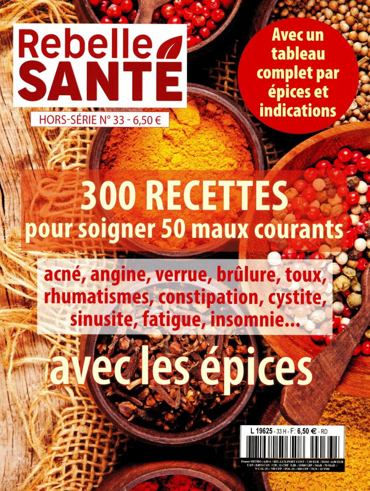 Numéro 33 magazine Rebelle-Santé Hors-Série