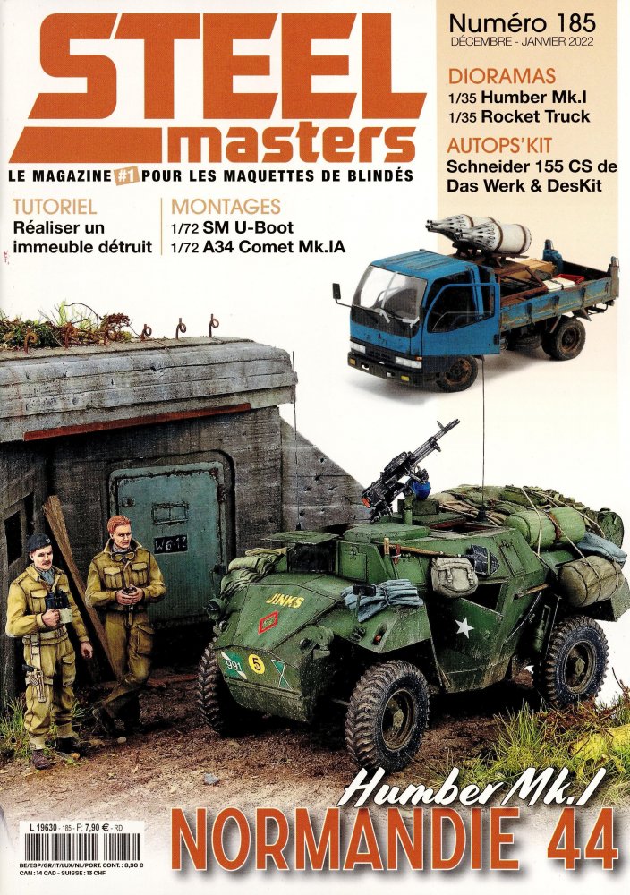 Numéro 185 magazine Steel Masters