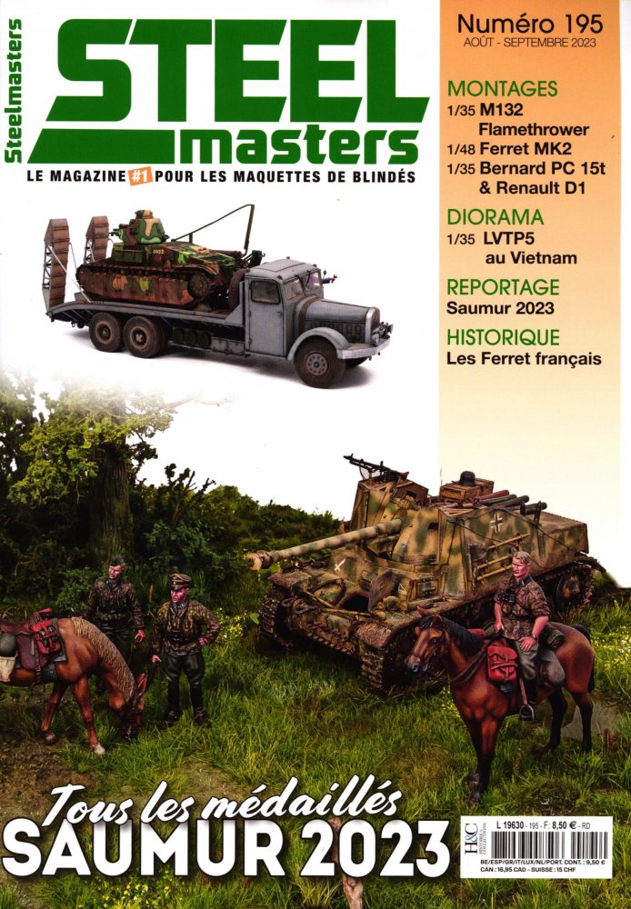 Numéro 195 magazine Steel Masters
