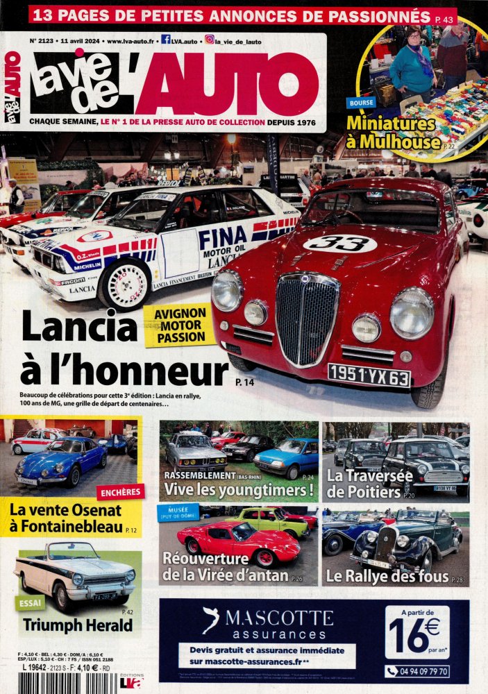Numéro 2123 magazine La Vie De l'Auto