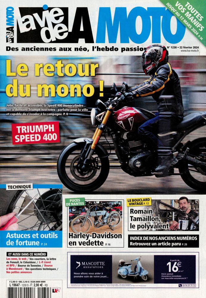 Numéro 1230 magazine La Vie de la Moto