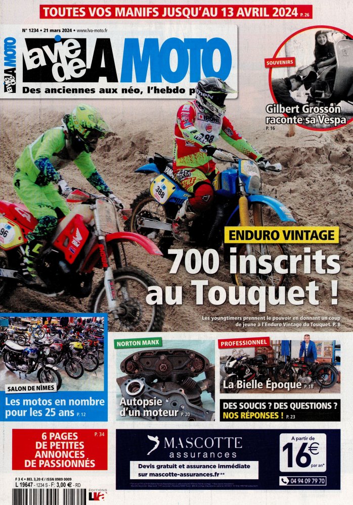 Numéro 1234 magazine La Vie de la Moto
