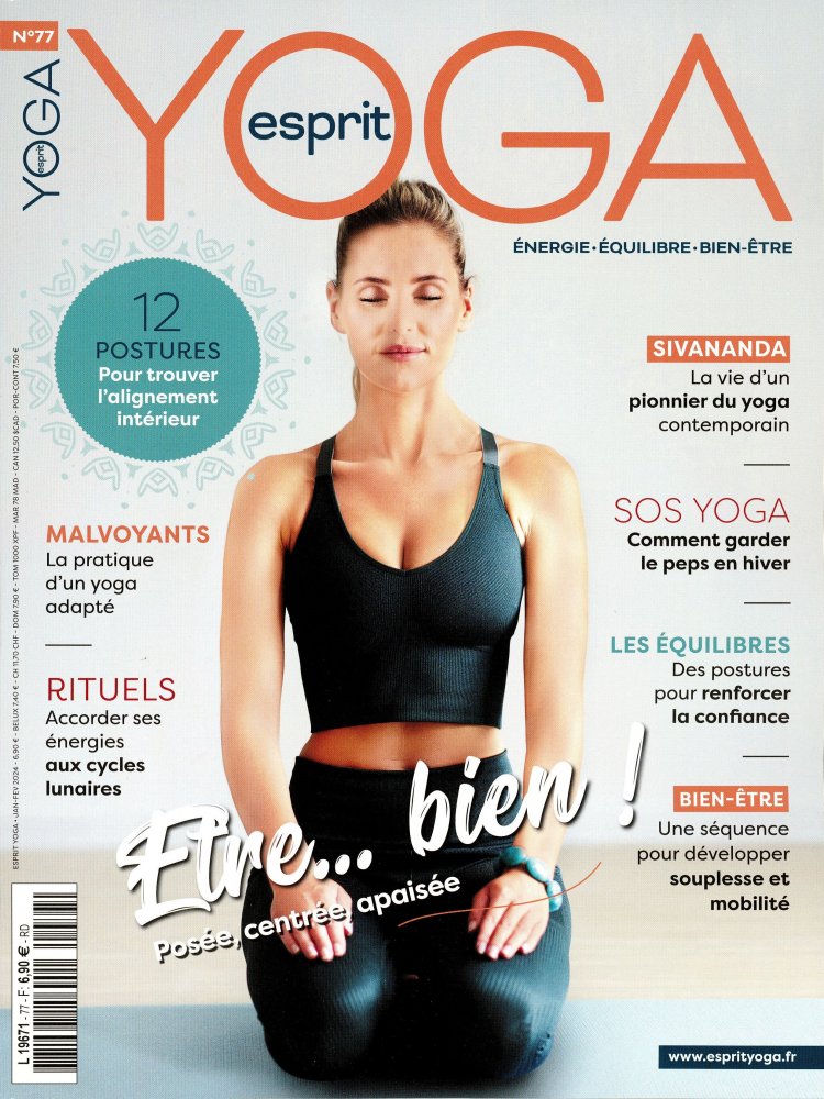 Numéro 77 magazine Esprit Yoga