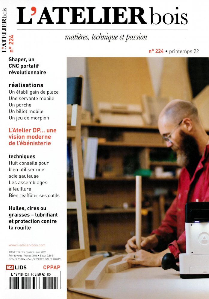 Numéro 224 magazine L'Atelier Bois