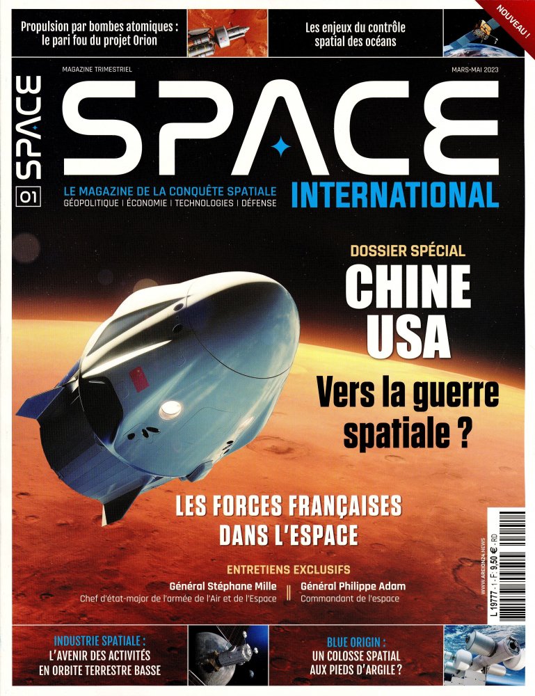 Numéro 1 magazine Space international