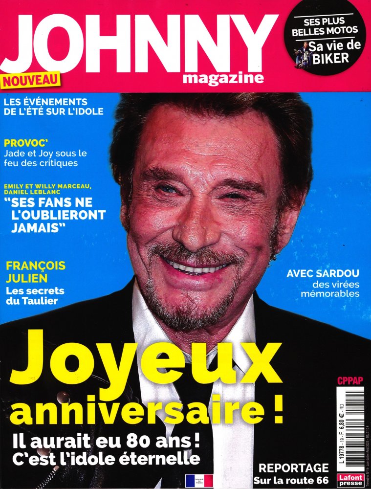 Numéro 19 magazine Johnny Magazine