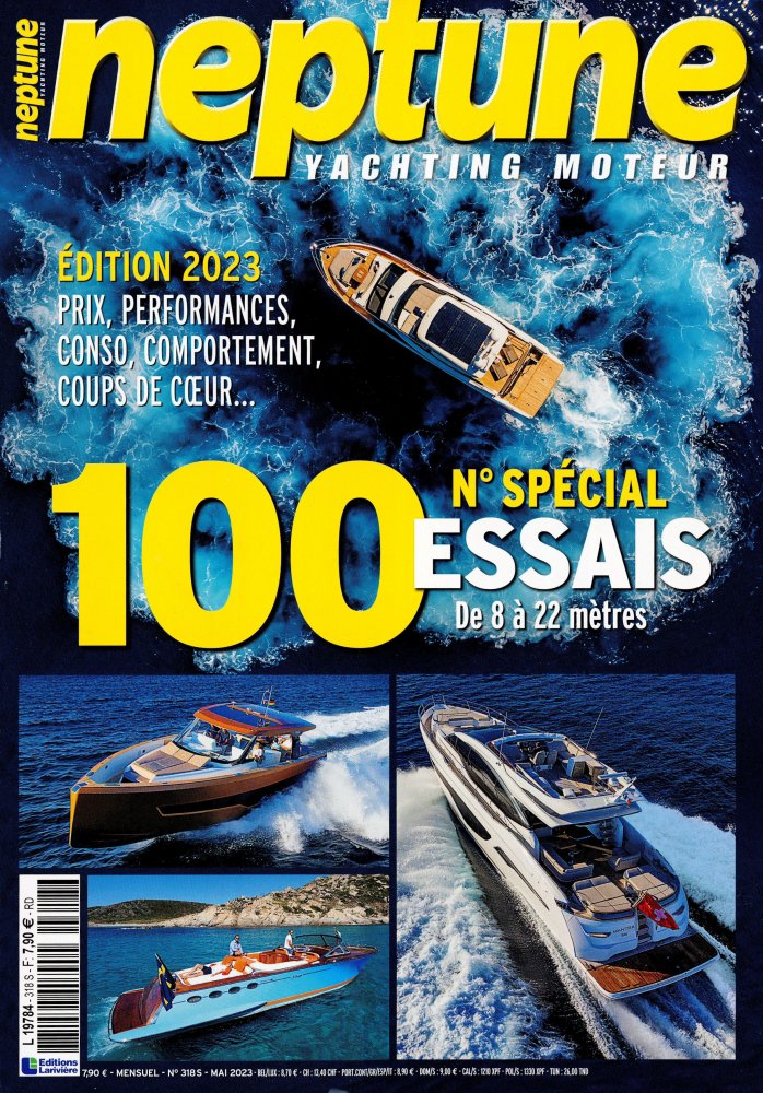 Numéro 318 magazine Neptune Yachting Moteur