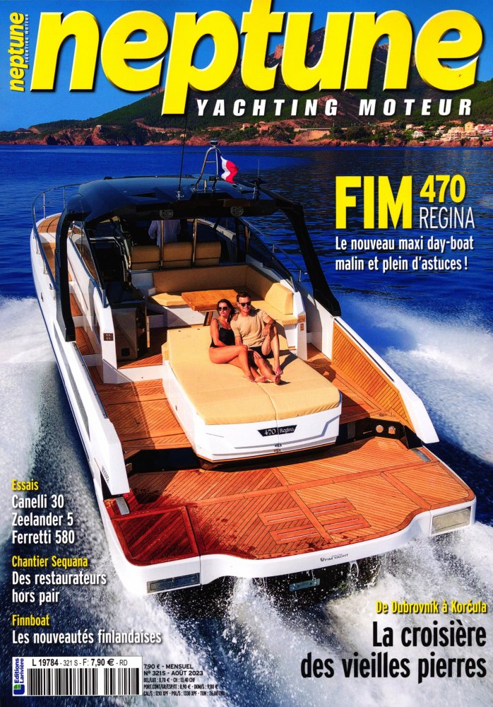 Numéro 321 magazine Neptune Yachting Moteur